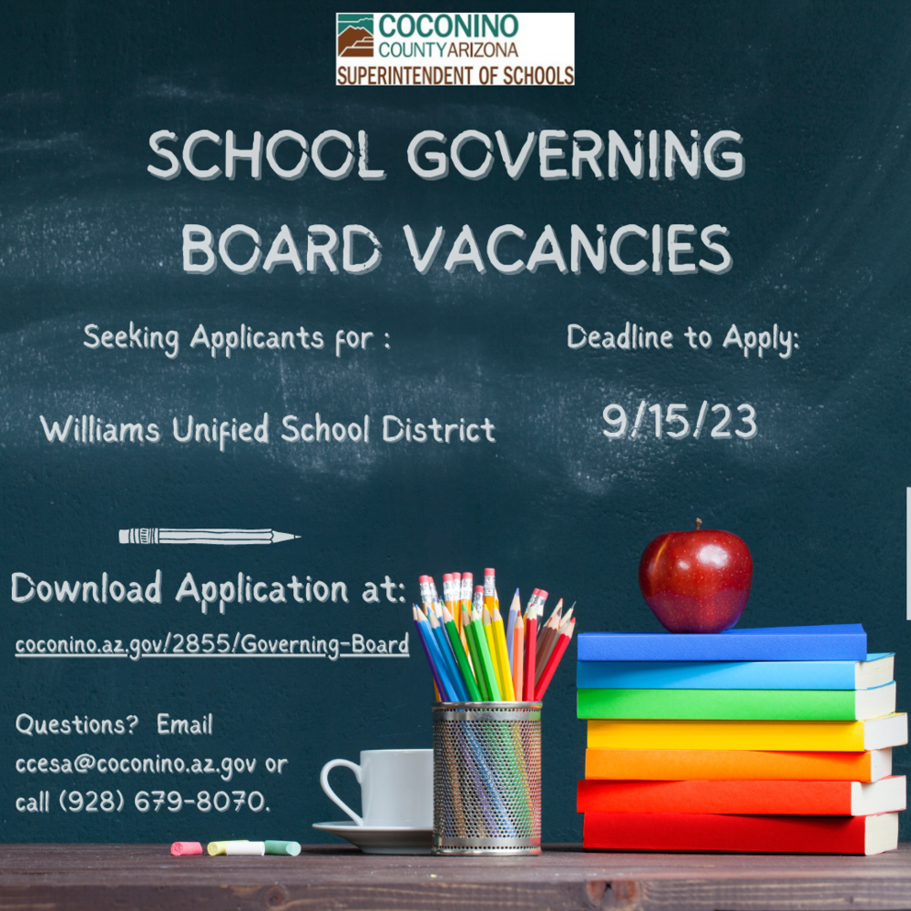 WUSD School Governing Board Vacancy