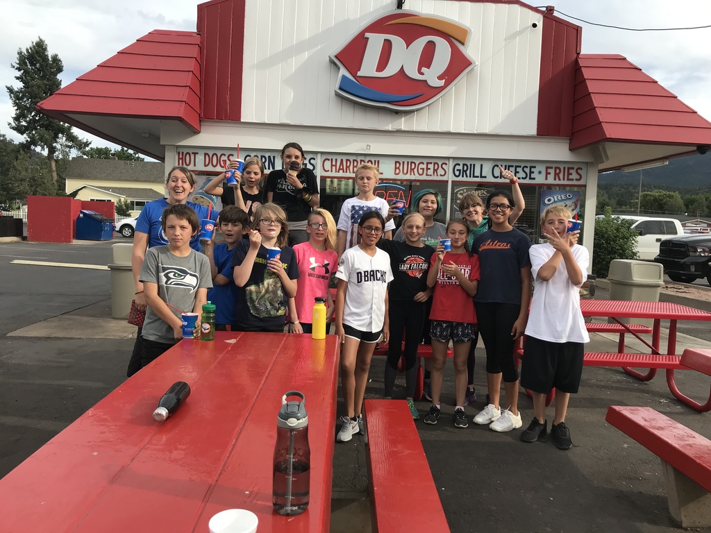 students at Dairy Queen